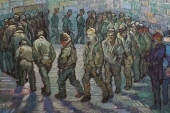 Винсент ван Гог. Прогулка заключённых. 1890