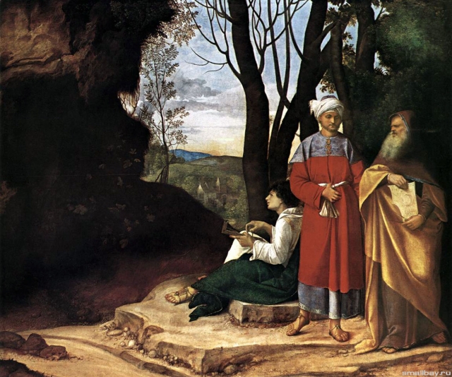 Джорджоне. Три философа. 1508