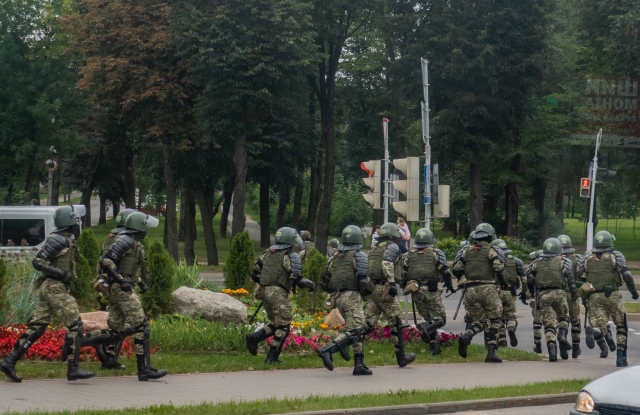 Белорусские силовики. Минск 