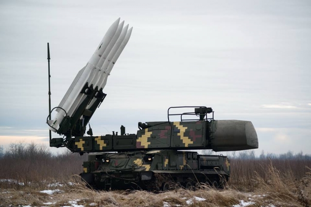 Зенитный ракетный комплекс  ПВО Украины 9К37 «Бук» 