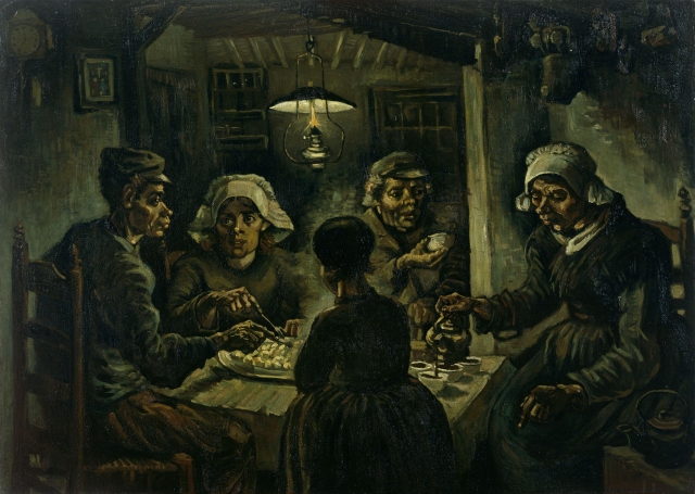 Винсент Ван Гог. Едоки картофеля. 1885