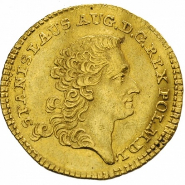 Золотой дукат короля Станислава Понятовского 1766 год