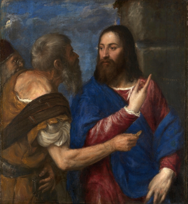 Динарий кесаря (1560-1568) (Лондон, Нац. галерея) 