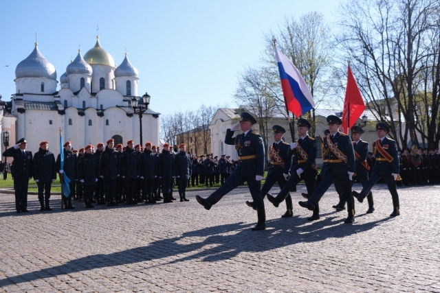 Праздничное мероприятие в Новгородском кремле 9 мая