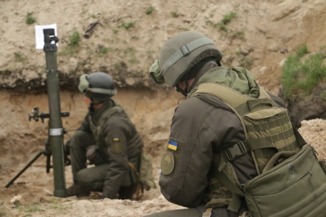 Украинские миномётчики 