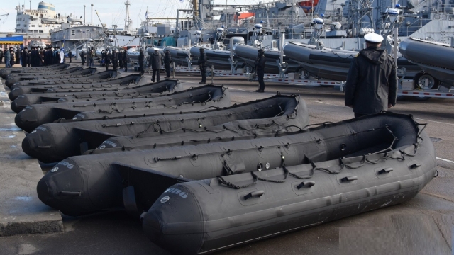 Надувные лодки ВМС Украины