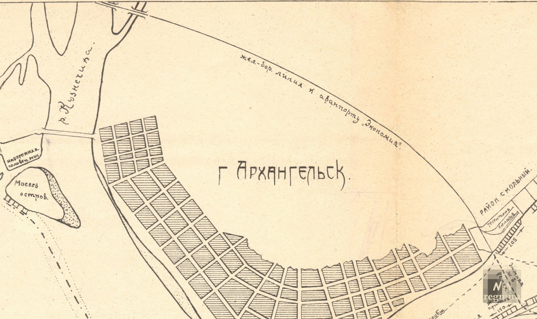 Старые планы архангельска
