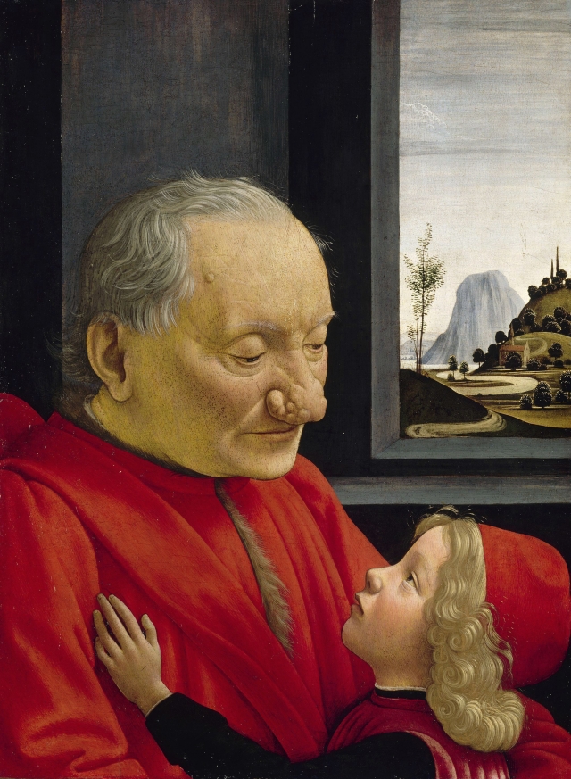 Доминико Гирландайо. Старик с внуком. Ок. 1490