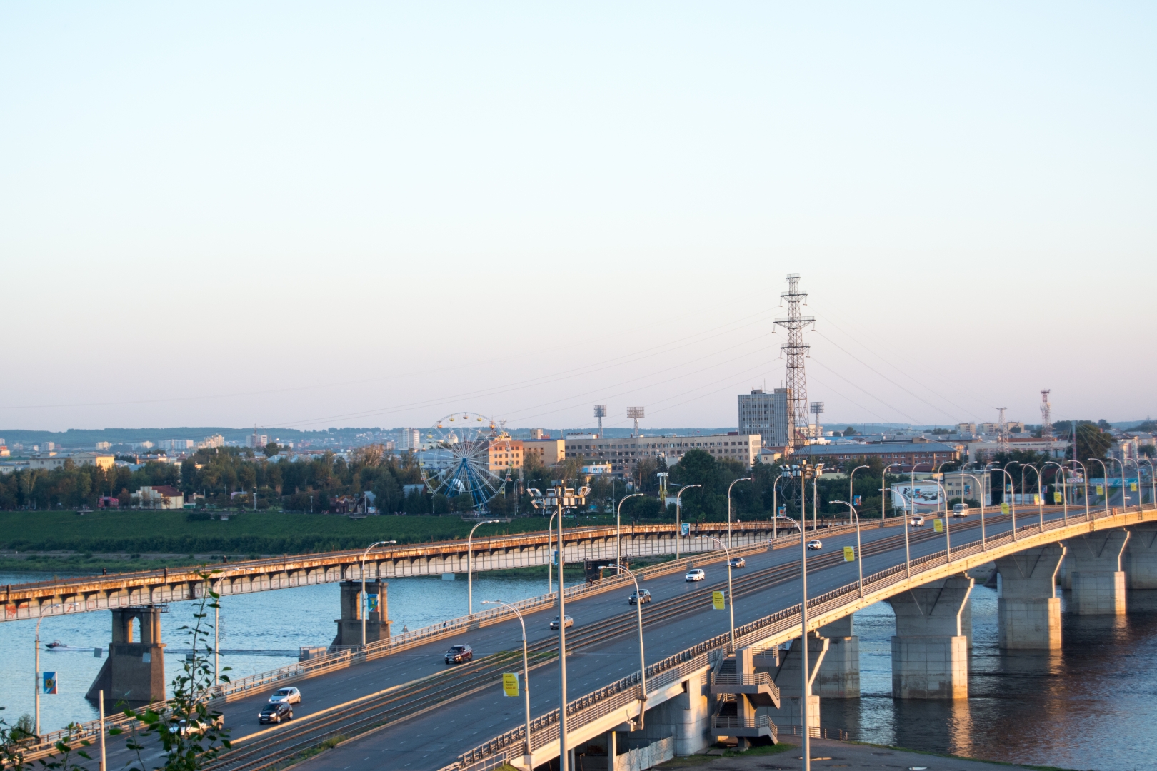 Панорама набережной Кемерово