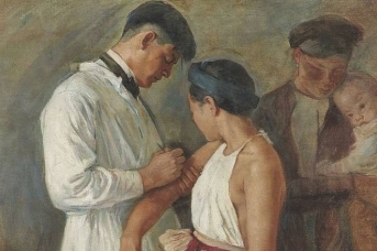 Виктор Тардьё. Вакцинация. 1923