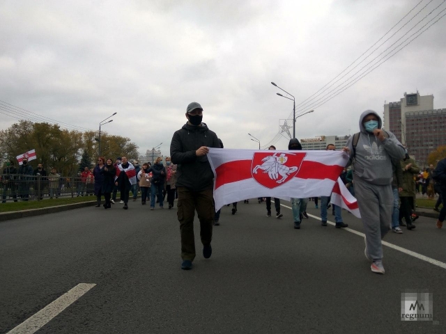 Протестные акции в Минске. Октябрь 2020 года