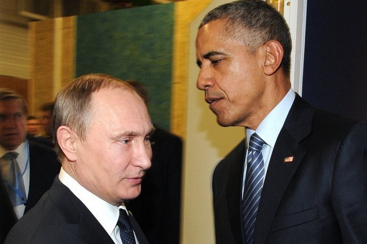 Владимир Путин и Обама