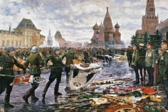Николай Бабасюк. Парад Победы в Москве. 1945