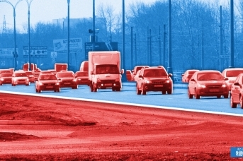 Поток машин 