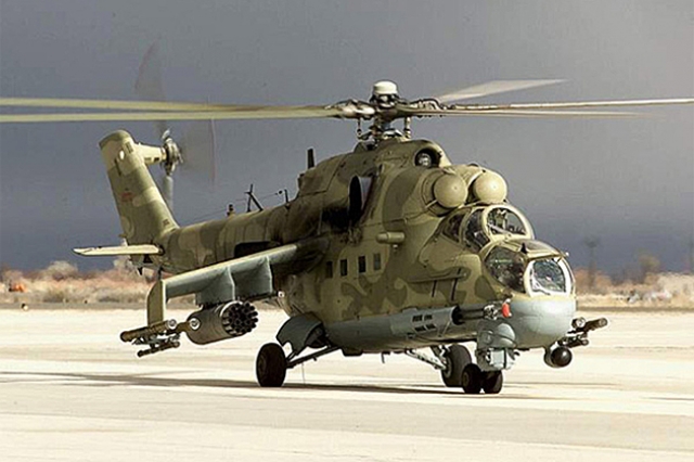 Боевой вертолет Ми-24 