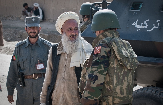 Турецкий солдат в Афганистане 