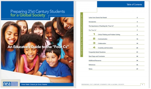 Обложка пособия «Подготовка учащихся 21-го века к глобальному обществу» для педагогов четырех классов государственных школ