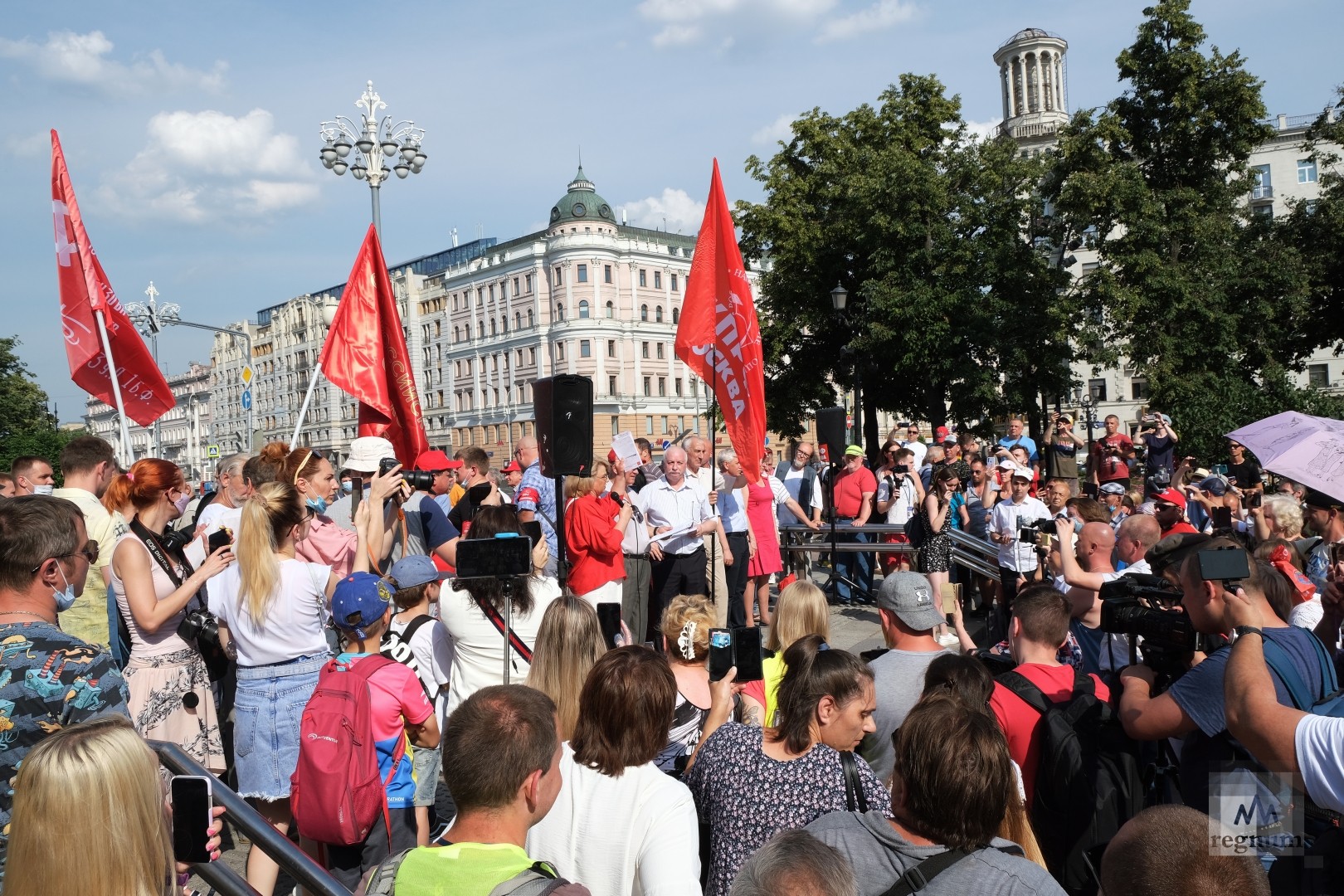 В Москве прошла встреча активистов против принудительной вакцинации — фото  - ИА REGNUM