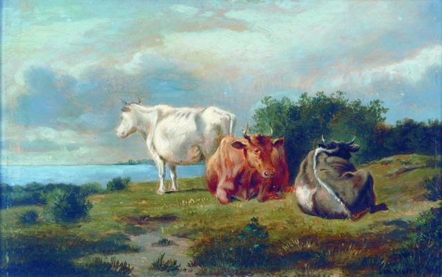 Михаил Клодт. Три коровы