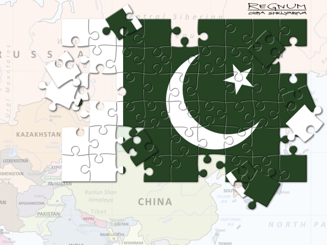 Флаг Пакистана. Ольга Шклярова © ИА REGNUM