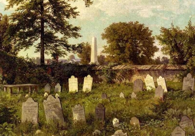 Ричардс Уильям Трост. Кладбище. 1861