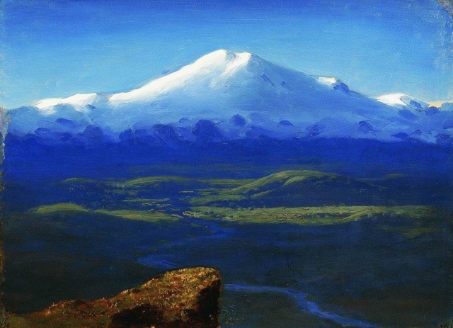 Архип Куинджи. Снежные вершины. 1895