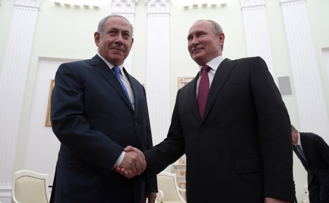 Владимир Путин и Биньямин Нетаньяху 