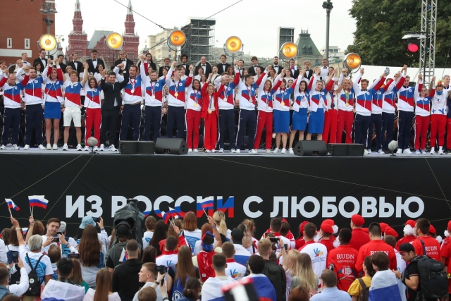 Россия на 3 месте на олимпиаде