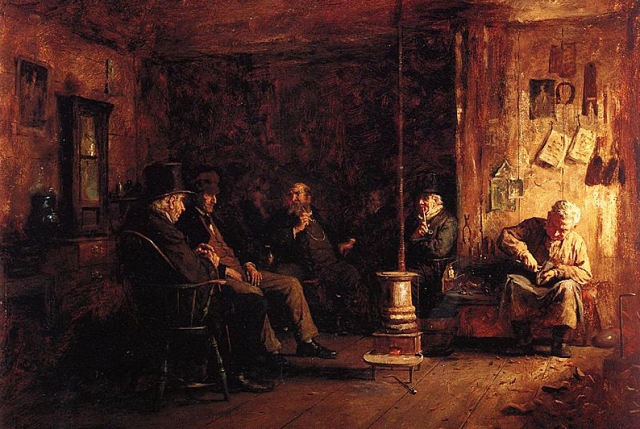 Истман Джонсон. Нантакетская школа философии. 1887