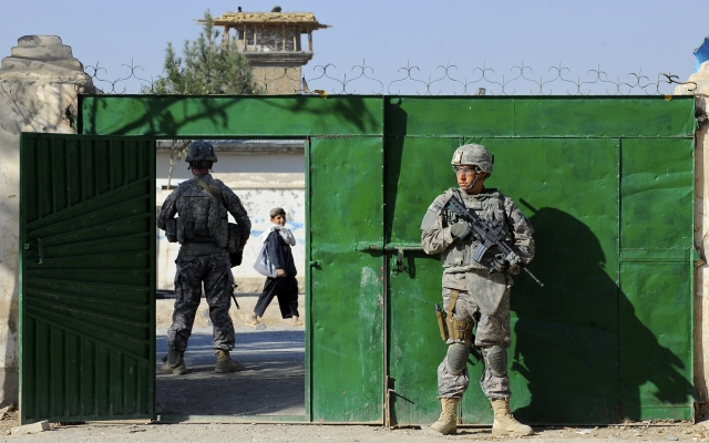 Американские солдаты в Афганистане 