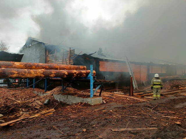 Пожар в Карпинске