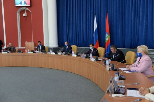 Первое заседание Орловского облсовета седьмого созыва