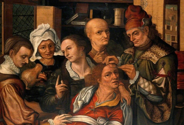 Питер ван Гюйс. Хирург, извлекающий камень безумия. 1561