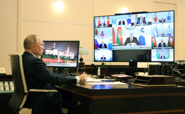 Заседание в режиме видеоконференции Совета глав государств – участников Содружества Независимых Государств 