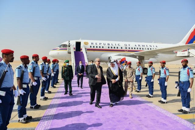 Армен Саркисян во время визита в Саудовскую Аравию 