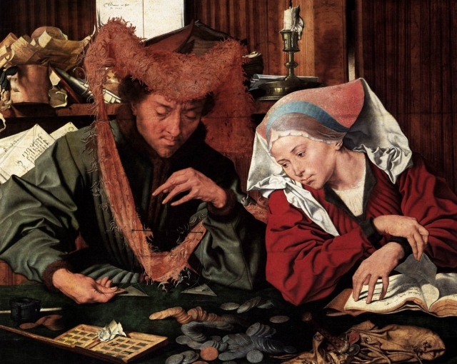 Маринус Рэймерсвеле. Банкир и его жена. 1538