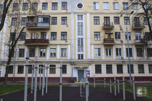 Дом 1934 года, попавший под снос по программе реновации. Люблино, Москва