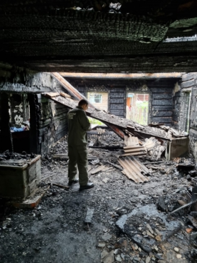Пожар на Алтае унёс жизни троих детей