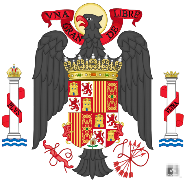 Герб Испании времён Франко 