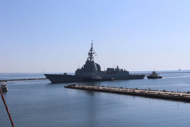 Корабль НАТО в одесском порту