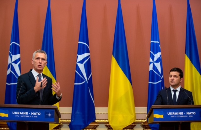 Встреча Генерального секретаря НАТО Йенса Столтенберга  и Владимира Зеленского в Одессе. 31 октября 2019 