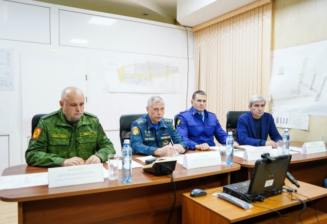 Заседание штаба по ликвидации последствий аварии на шахте «Листвяжная