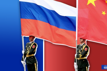 Флаги России и Китая , Иван Шилов © ИА REGNUM