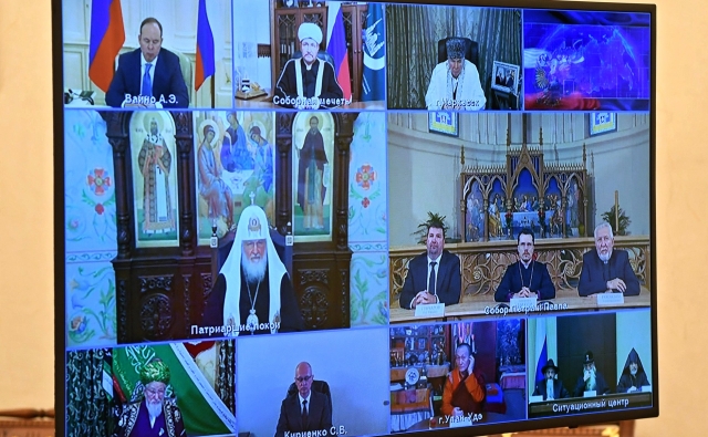 Встреча президента России Влдаимира Путина с представителями религиозных объединений 