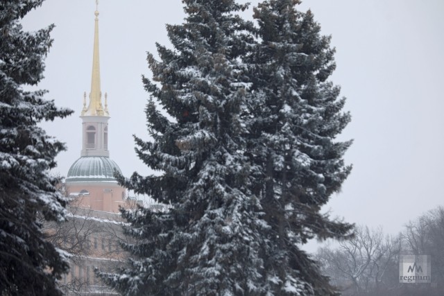 Снегопад в Санкт-Петербурге 