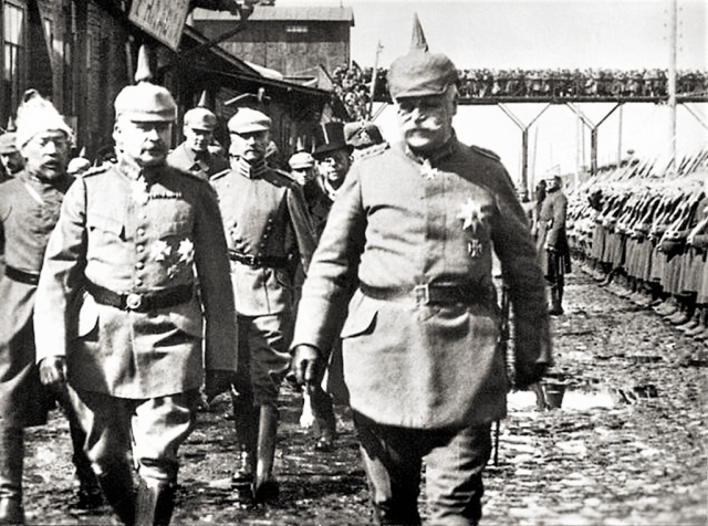 Герман фон Эйхгорн в Киеве. 1918 год