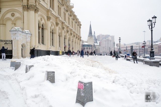 Снегопад в Москве   