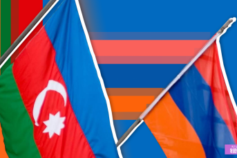 Флаги Азербайджана и Армении. Иван Шилов © ИА REGNUM
