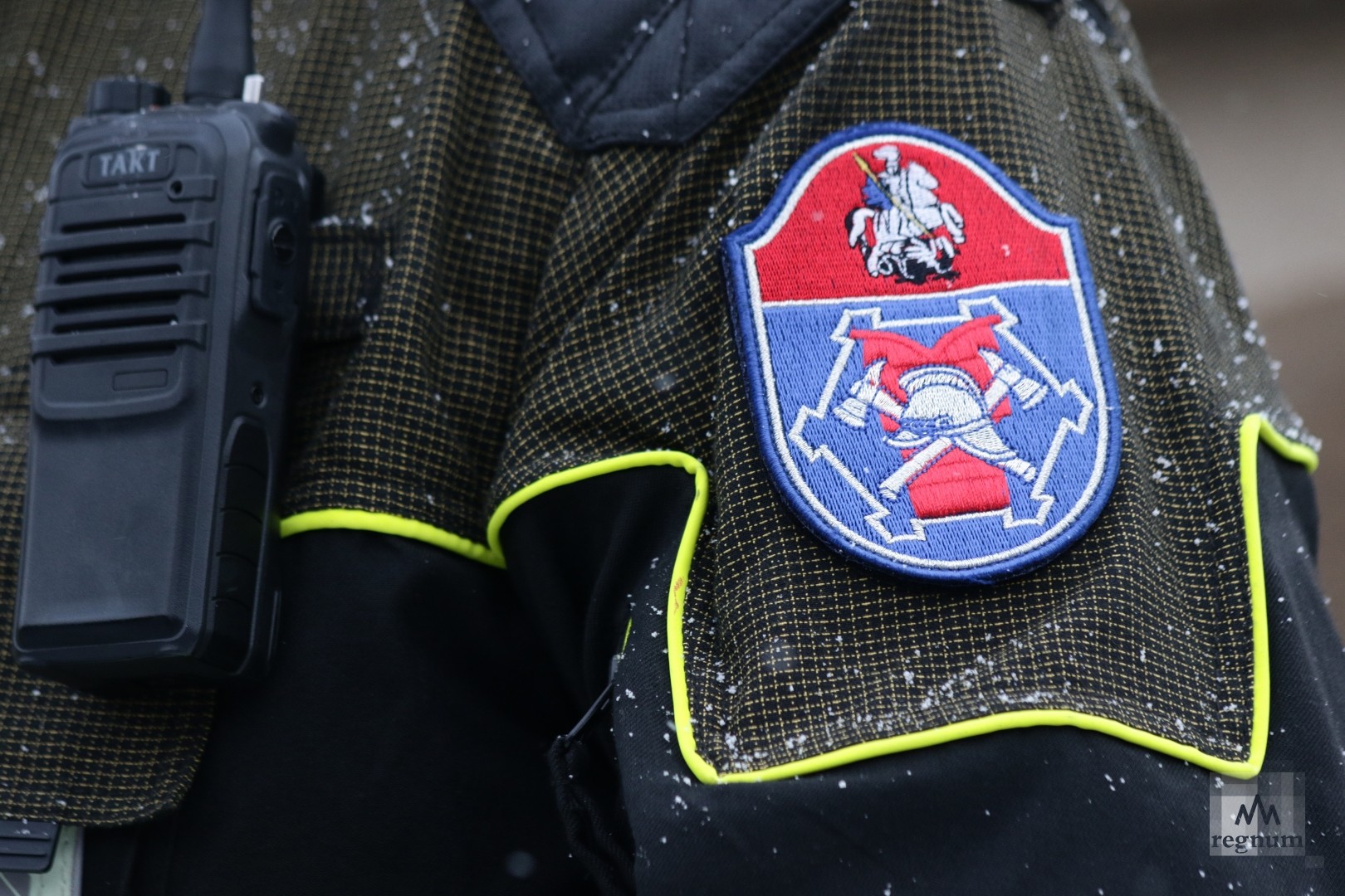 Нарукавная нашивка московских пожарных  