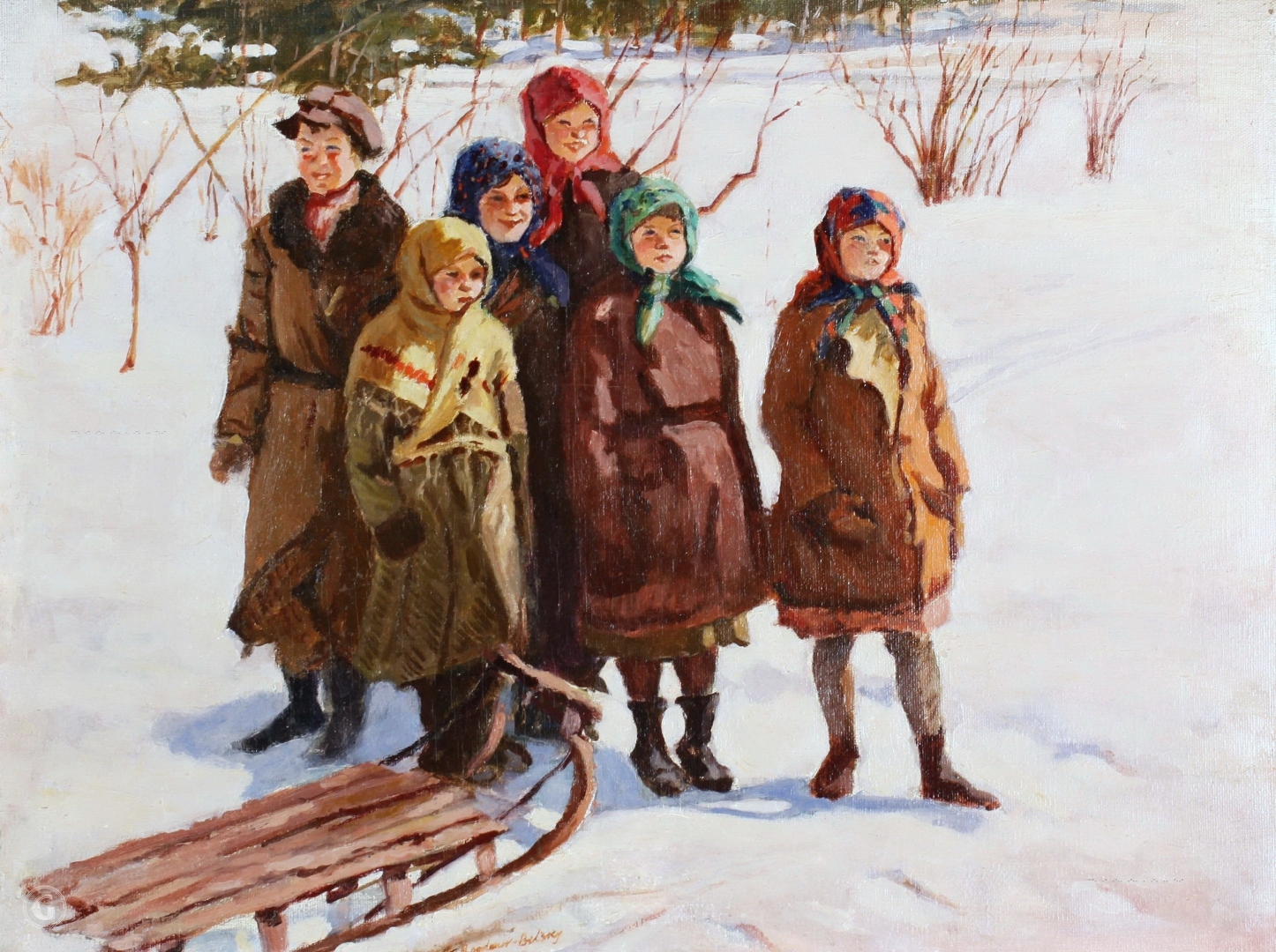 Николай Богданов-Бельский (1868-1945) Деревенские дети